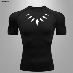 Rashguard Mens Compressed Anime Printed T-shirt Fitness Jujitsu Workout Athletic Sportswear Cycling Sweatshirt GYM MMA Training