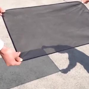 Universal Car Side Window Magnetic Mesh Sun Shade UV Protection Heat Insulation Retractable Auto Sunshade