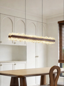 FANCY LAMP CLUB | Protective Modern Midcentury Linear Hanging Lamp