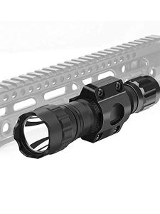 Tactical Power Torch 1000 Lumen LED Light Outdoor Mlok System Flashlight Installation Fixture Super Bright