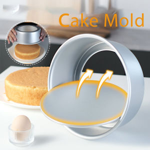 Round Cake Pan 4-10 Inch Non-Stick Aluminum Alloy Baking Tray & Pans Cake Mould Removable Bottom DIY Leakproof Cakes Pastry Molds