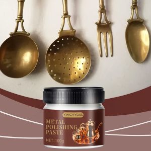 Brass Tarnish Polishing Paste Non-abrasive Metal Polish Cleaner for Polishing of Electrical Appliances Restoring Metal Luster