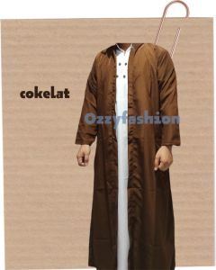 DISKON jubah sholat LUARAN pria / outer priamuslim terbaru / cardigan pria muslm terbaru / COD jubah LUARAN pria termurah Ozzy Fashion