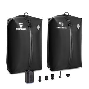 17L Vacuum Bag Reusable Storage Bag Outdoor Compression Bag with Air Pump (DOUBLE CLICK TO START) for Suitcases Backpack Luggage