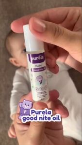 Purela By Reglow BABY GOOD NITE OIL Minyak Bayi dan Anak Menghangatkan dan Menenangkan Kulit Meringankan Gejala Batuk Pilek Demam BPOM Halal