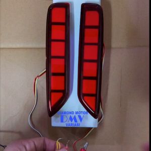 Mata Kucing Reflektor Lampu LED Bemper Belakang Model A Mitsubishi Xpander Cross 2019-2022