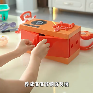 Kids Kitchen Pretend Play Set Cooking Toys Cookware Simulation Kitchenware Educational Toy Mainan Masak