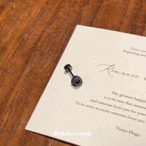 Dây Chuyền Tai Bằng Thép Titan Hình Móng Vuốt Rồng Cho Cặp Đôi Dây Chuyền Tai Hình Học Cho Phụ Nữ Dây Chuyền Tai Đeo Ngủ Thoải Mái