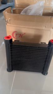 พัดลมระบายความร้อน ชุดพัดลมระบายความร้อน AF0510T-10L-AC/DC ระบายความร้อนน้ำมันไฮดรอลิค Hydraulic Oil Air / Air Cooler