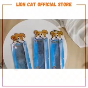 Pet Grooming Stainless Steel Brush Grooming Comb Pet Hair Flea Comb Needle Comb Sikat Kutu Kucing Hair Removal