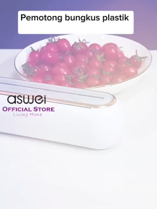 ASWEI A93QGQ Cling Film Cutter - Pemotong wraping 2 arah dispenser plastik film makanan