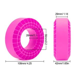 RC Crawler Tire Silica Gel Insert Foam 108x42mm Fits 1.9 Inch Tires for 1/10 TRX4 SCX10 Capra CMX VS4-10