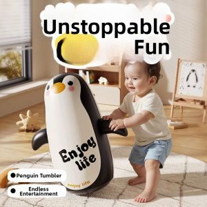 ZHENMIAO | Inflatable Penguin Bobble Toy Large
