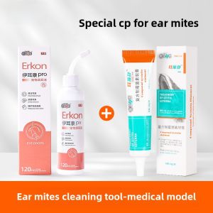 Cat Ear Mite Special Purpose Chemicals Cat Ear Cleaning Anti-Ear Mite Dog Ear Itching Anti-Itching Middle Ear Infection Ointment Ear Mite for Cat