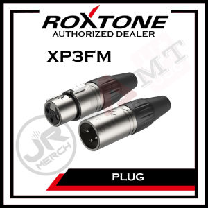5 pair. Pack Roxtone XP3FM Premium 3 Pin XLR Male Female Jack Plug Set Adapter Audio Adaptor Wire Cable Connector Mic Microphone 3Pins 3-Pin 3 Pole