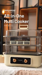 Hanabishi All-in-One Multi Cooker with Timer HA1833S