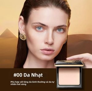 Phấn Phủ Dạng Nén ZEESEA Bộ Sưu Tập Ai Cập 3 Màu Trang Điểm Mặt Kiểm Soát Dầu Lâu Trôi Che Khuyết Điểm Cho Mọi Loại Da