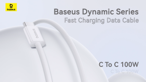 Baseus PD 100W Type C to Type C Cable For All USB-C Devices iPhone 16 Samsung Huawei Xiaomi And Laptops Fast Charging Data Phone Cable 480 Mbps File Transfer