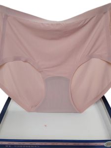 ชุดชั้นในผู้หญิง Caitian: กางเกงชั้นในไหมพรมสีสันบริสุทธิ์ที่ไม่มีตะเข็บพร้อมความสะดวกสบายในการหายใจสําหรับเยาวชน