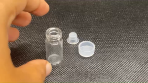 1ml (100ใบ) จุก แก้วสีใส ฝาครอบ 13mm