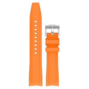 Rubber Strap For Omega X Swatch Moonswatch 20mm Watch Universal Curved End 20mm 22mm Waterproof No Gap Watchbands for Women Men
