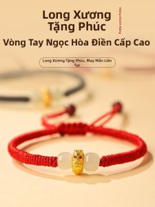 HUAKAIYUNDUO | Dây Chuyền Đỏ Hình Rồng Cung Hoàng Đạo