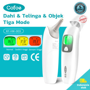 【COD】Cofoe Termometer Suhu Badan Telinga Baterai Thermometer Infra Red Suhu Badan Panas Non Contact Digital Termometer Suhu Badan Bayi Be Care