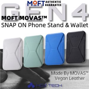 MOFT MOVAS™ Snap on Magnetic Phone Stand and Wallet4th GenerationMagnet Strong EnhancedPhone Holder with Card Slot