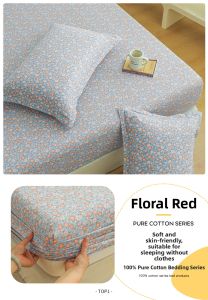 AITONGNUAN | Cotton Dormitory Bed Skirt 90x200cm