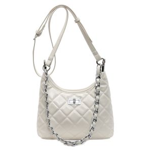 TAOHUALIHUA | Trendy Fashion Shoulder Bag Crossbody with Chain and Quilted Design