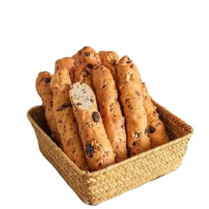 Honey Nut Bar Bread Whole Wheat Coarse Grain European Style Fitness Breakfast Healthy Food Meal Replacement Snack Big Rye Bread