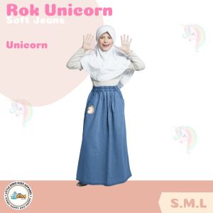 Rok anak panjang Rok anak soft jeans