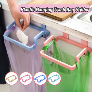 LoviRa Kitchen Plastic Hanging Trash Bag Holder Toilet Bedroom