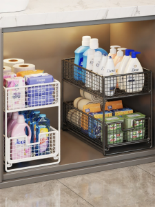 Retractable Multi-level Storage Basket