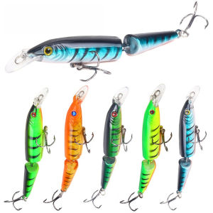 1pcs/5pcs Multi Sections Wobblers Pike 10.5cm 9g Fishing Lures Isca Artificial Jointed Bait Crankbait Minnow Carp Fishing Tackle