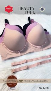 Sorex Bra Jumbo Ada Kawat Busa Sedang Kait 4 Big Cup C BH 34231