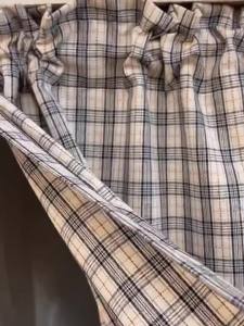 Tian Zi Linen Ruffled Short Curtain 1Pc Kèm Thanh Treo Cho Nhà Hàng Cafe Ban Công Nước Mỹ Retro Nhà Bếp Phòng Khách Vách Ngăn Cà Phê Trang Trí Nửa Rèm