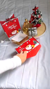 10PCS Christmas Explosion Pop Up Gift Box 10Pcs Surprise Bounce Money Box with Gift Bag