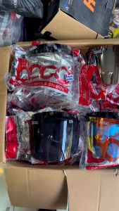 Kính BOGO gắn mũ bảo hiểm-Kính BOGO Malaysia gắn nón bảo hiểm cực đẹp gắn mũ 1/2 hay 3/4 đều được
