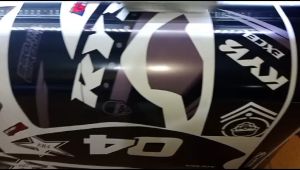 Decal Stiker Viar Cross X 150 & 200GT Abu-Abu Full Body