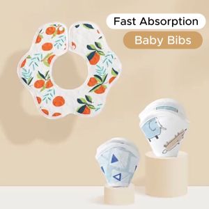 24H ship Baby Bibs for Newborn to Toddler Baby Girls and Boys backside waterproof Bib for Teething and Drooling Baby