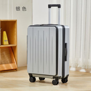 New 2025 Fashion Luggage Carry-On Travel Suitcase Womens Style Multifunctional Pullman Zipper Closure ABS+PC Material