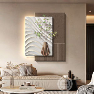 RUIBAHAO | Minimalist Japandi Style 3D Luxury Abstract Wall Art