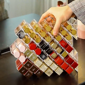 Kotak Tempat Penyimpanan Lipstik / Lipstick Organizer 16 Slot / Rak Tempat Lipstick Akrilik CF K9