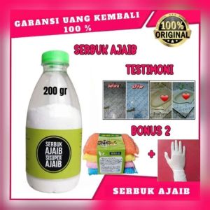 PEMBERSIH KERAK KERAMIK SERBUK AJAIB 100% ORIGINAL