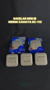 SAKELAR SERI MEREK CAHAYA SC-112/SAKELAR IB SNI/SAKLAR PIANO