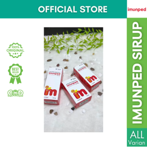 IMUNPED Drops & Sirup Rasa Apel | 15ml 60ml 120ml Suplemen Imun Anak Rasa Enak