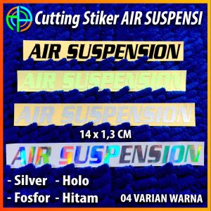 Stiker Cutting AIR SUSPENSION & Aksesoris untuk Mobil & Motor