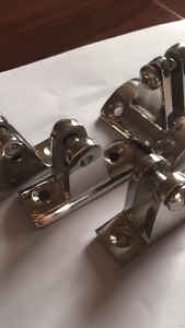 Hinge Deck Mount Stainless Steel 316 Bimini Top Fitting Marine Grade Untuk Tenda Perahu Kapal Anti Karat Air Laut