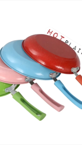 Panci Teflon Frypan Warna Ukuran 18cm Wajan Penggorengan Kecil Anti Lengket Fry Pan-foldhand